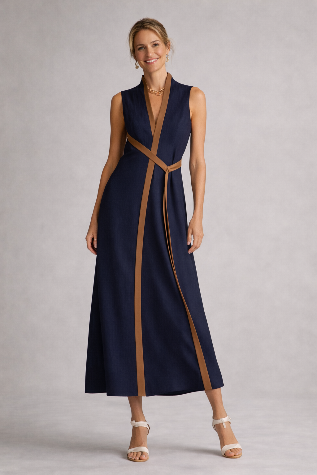 VIVIENNE | Celeste - Elegante Maxi Jurk