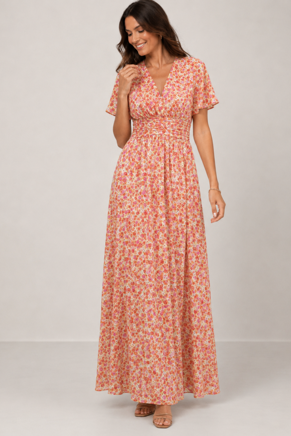 VIVIENNE | Daisy - Maxi Bloemen Jurk