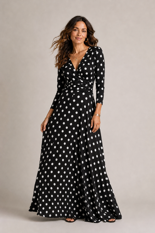 VIVIENNE | Marissa - Polkadot Maxi Jurk