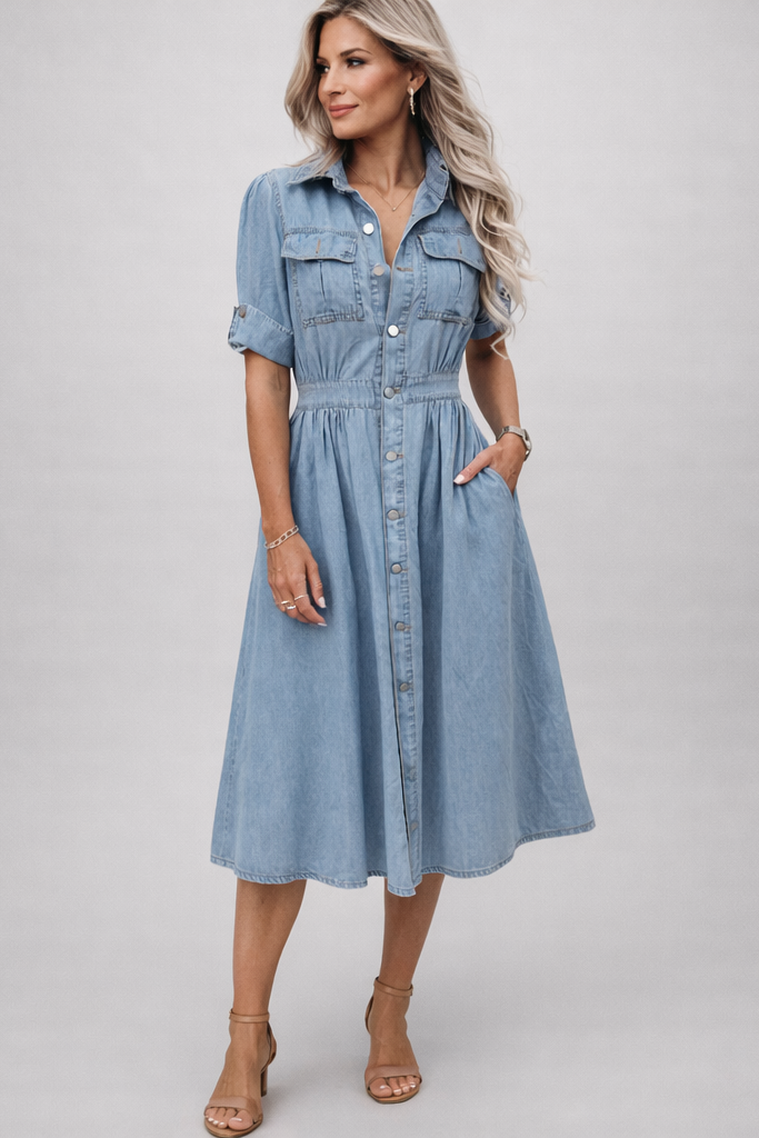 VIVIENNE | Tiffany - Denim Jurk