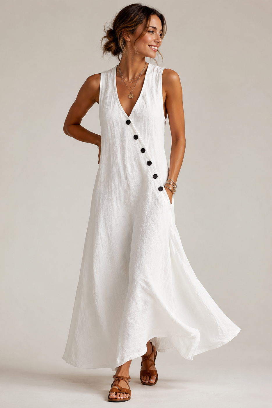 VIVIENNE | Linde - Maxi Jurk