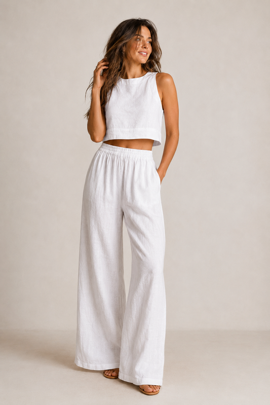VIVIENNE | Noa - Katoenen Tweedelige Zomerset