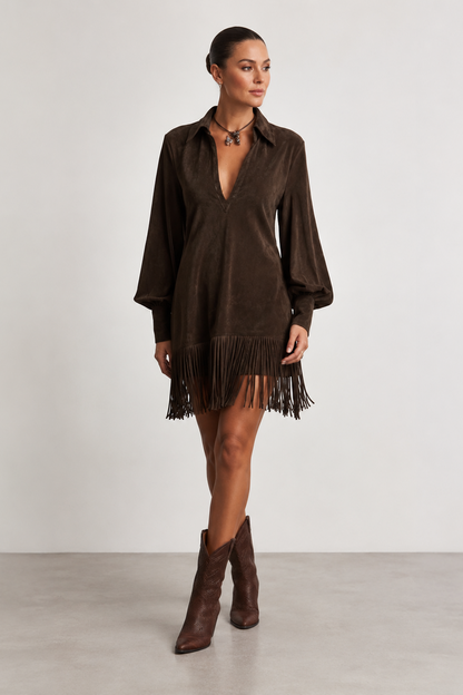 VIVIENNE | Feline - Jurk met franjes
