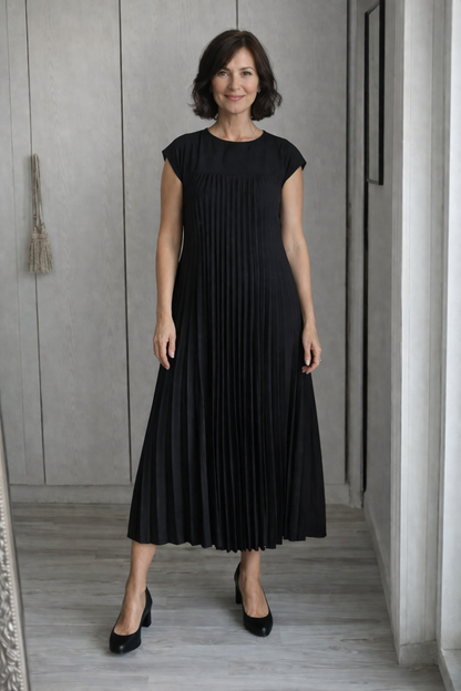 VIVIENNE | Béatrice - Geplooide Jurk