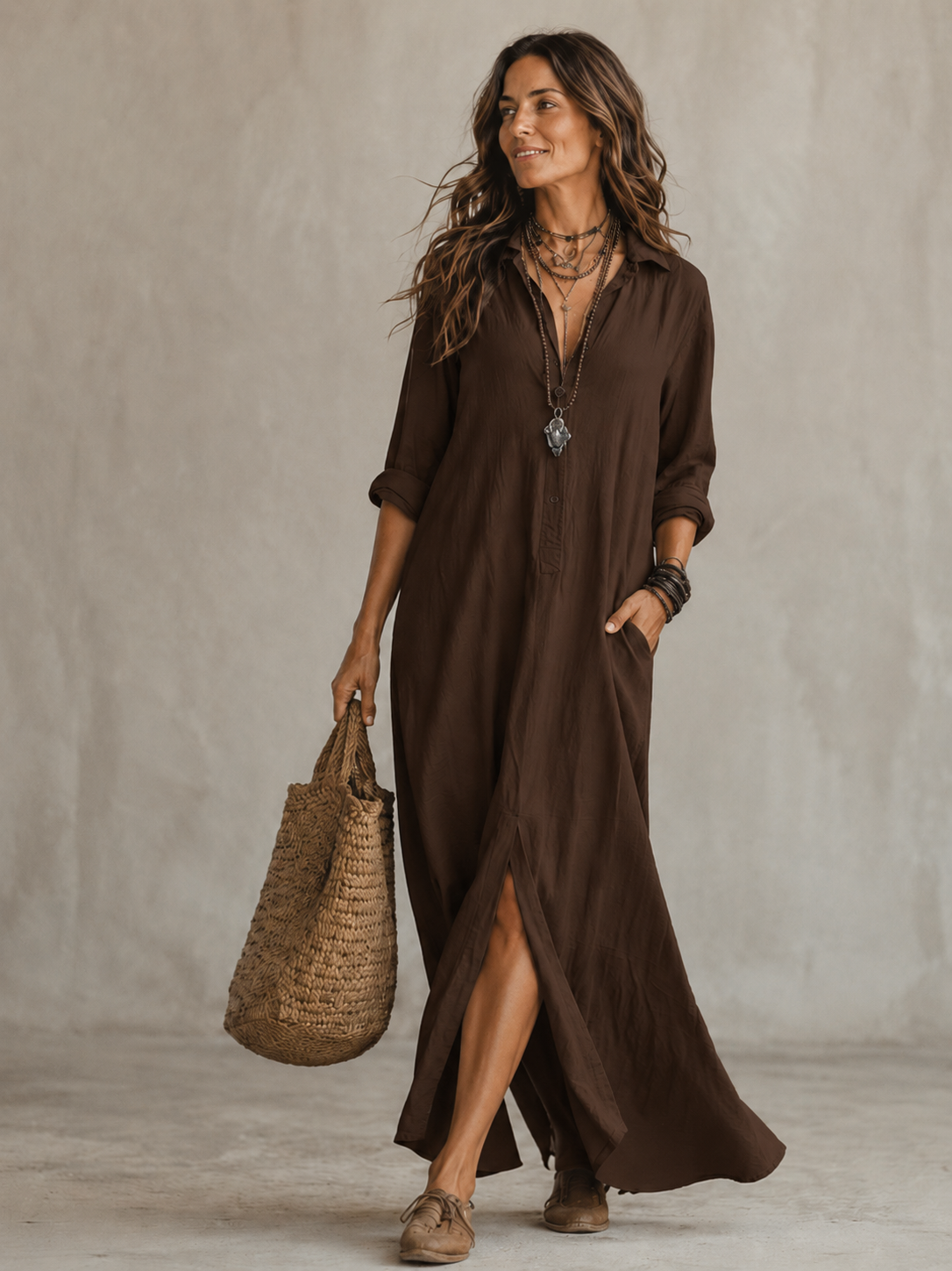 VIVIENNE | Femke - Midi Jurk