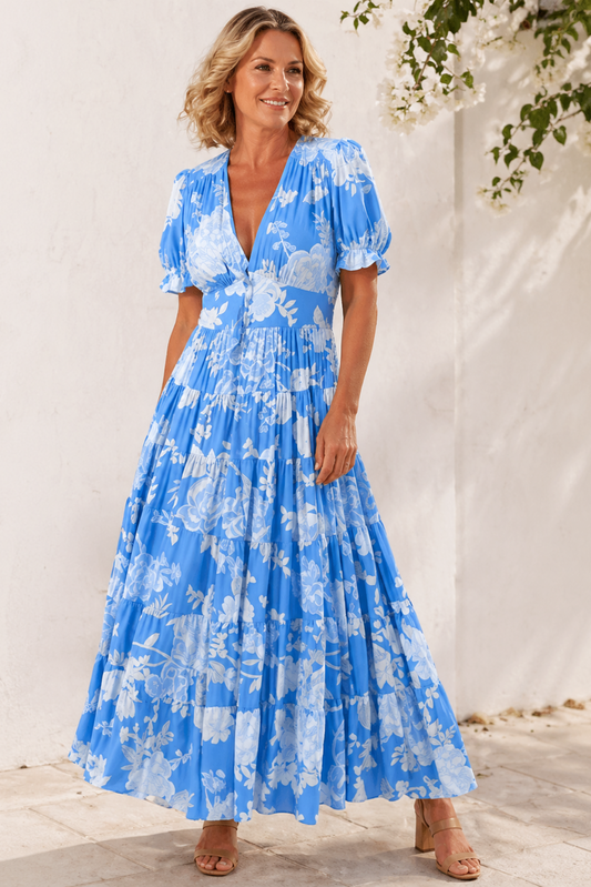 VIVIENNE | Céline – Maxi Zomerjurk met V-hals