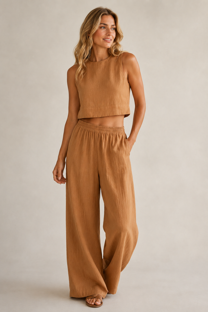 VIVIENNE | Noa - Katoenen Tweedelige Zomerset