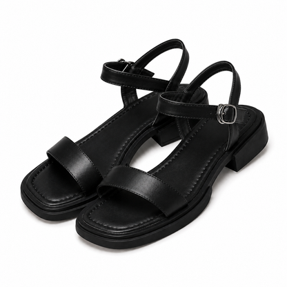 VIVIENNE | Élise Sandalen met lage hak