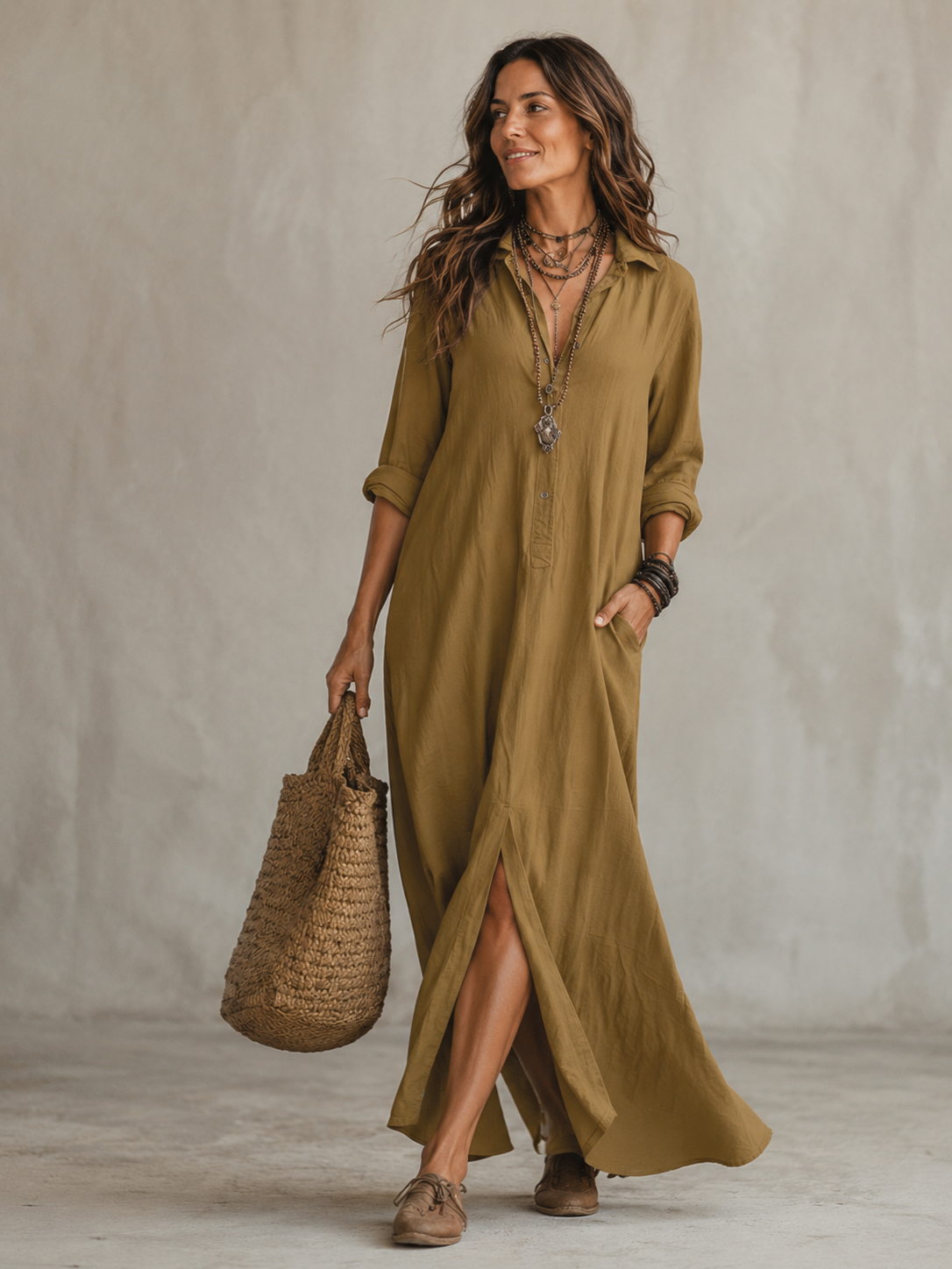 VIVIENNE | Femke - Midi Jurk