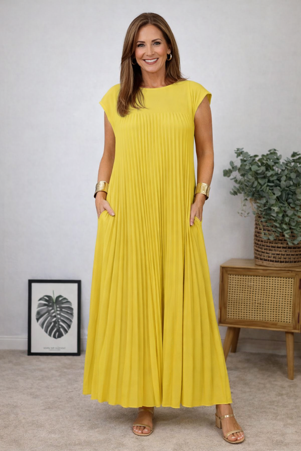 VIVIENNE | Béatrice - Geplooide Jurk