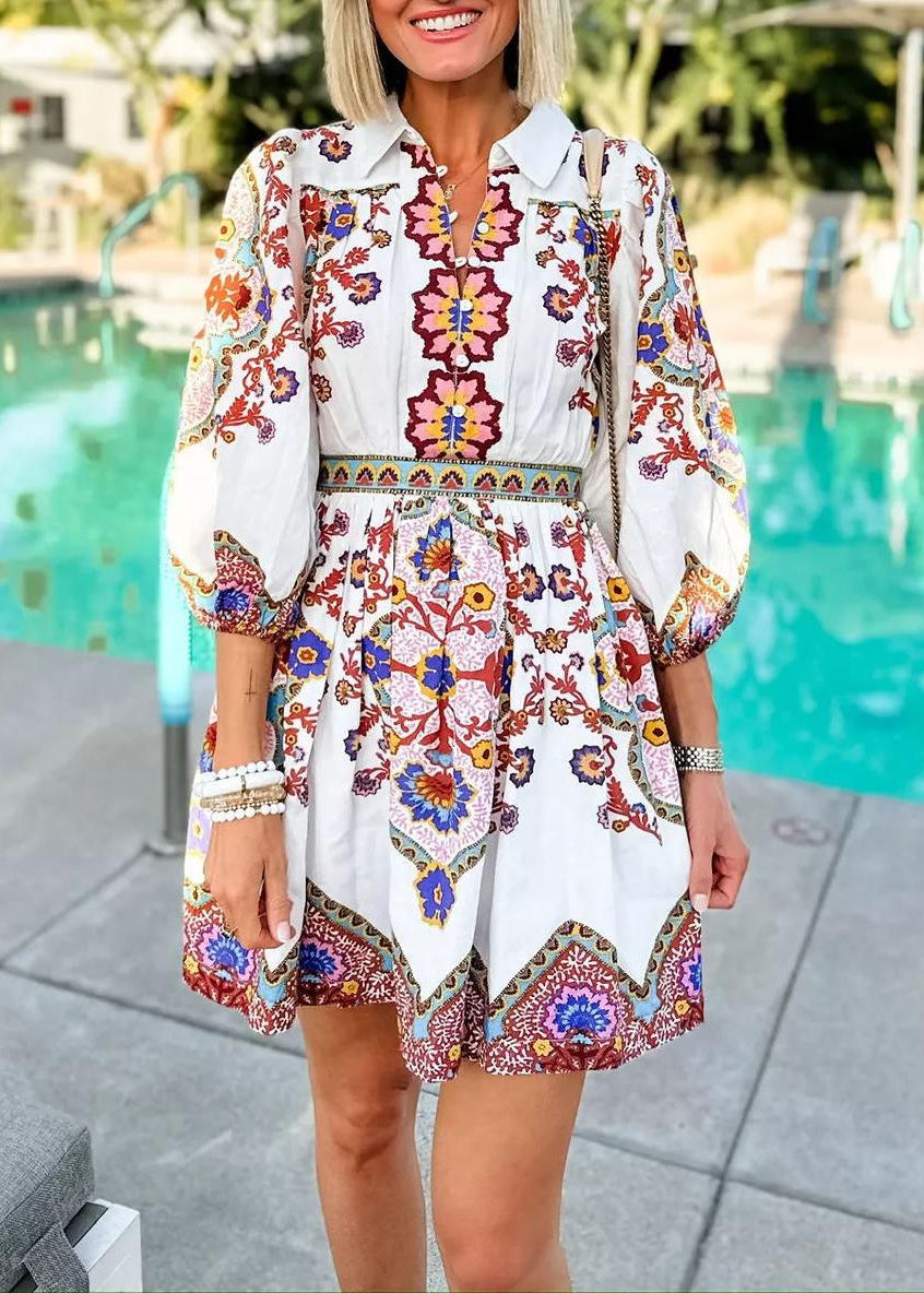 VIVIENNE | Romy - Elegante jurk met print