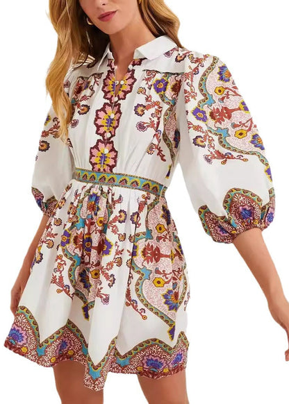 VIVIENNE | Romy - Elegante jurk met print