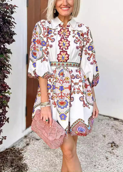 VIVIENNE | Romy - Elegante jurk met print