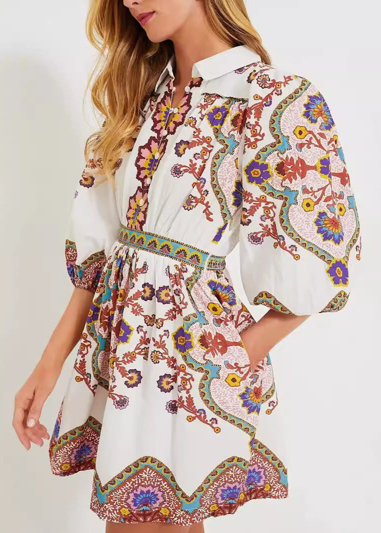 VIVIENNE | Romy - Elegante jurk met print