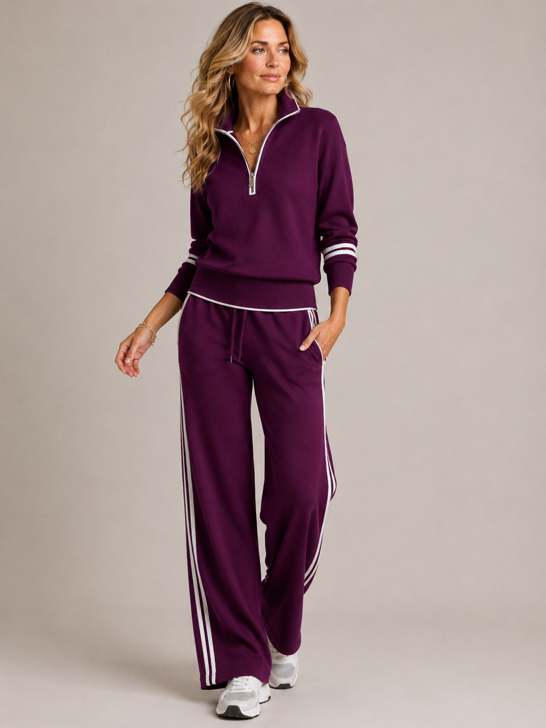 VIVIENNE | Selina - Zip Sweater Set