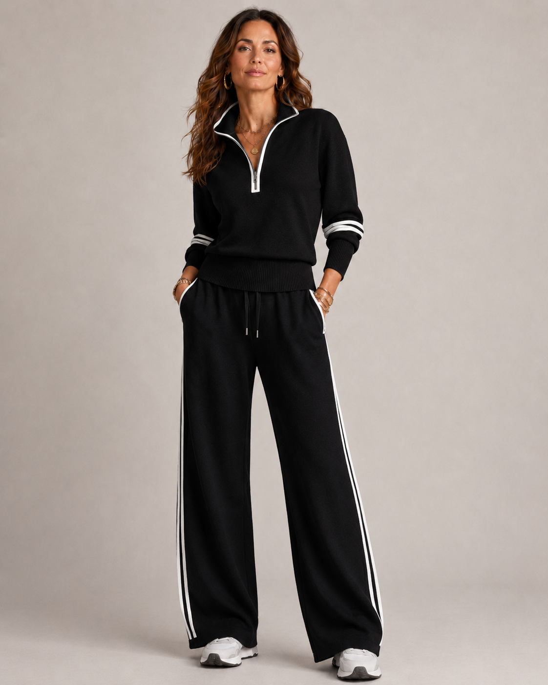 VIVIENNE | Selina - Zip Sweater Set