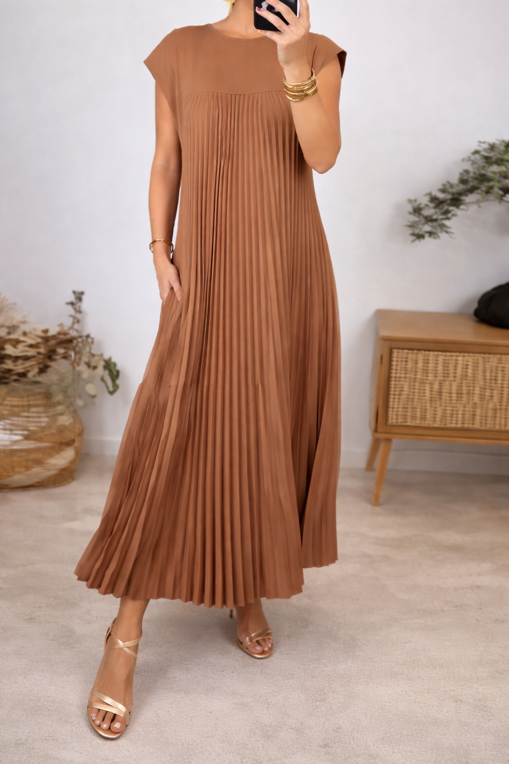 VIVIENNE | Béatrice - Geplooide Jurk