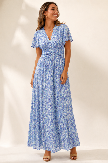 VIVIENNE | Daisy - Maxi Bloemen Jurk