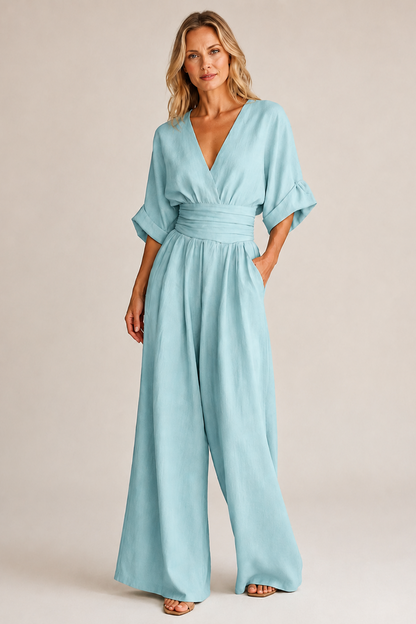 VIVIENNE | Patricia - Jumpsuit met driekwart mouw