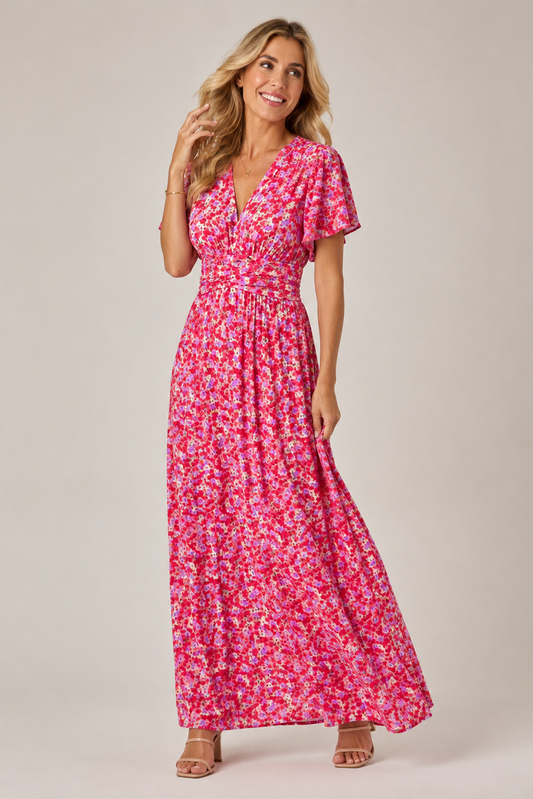 VIVIENNE | Daisy - Maxi Bloemen Jurk