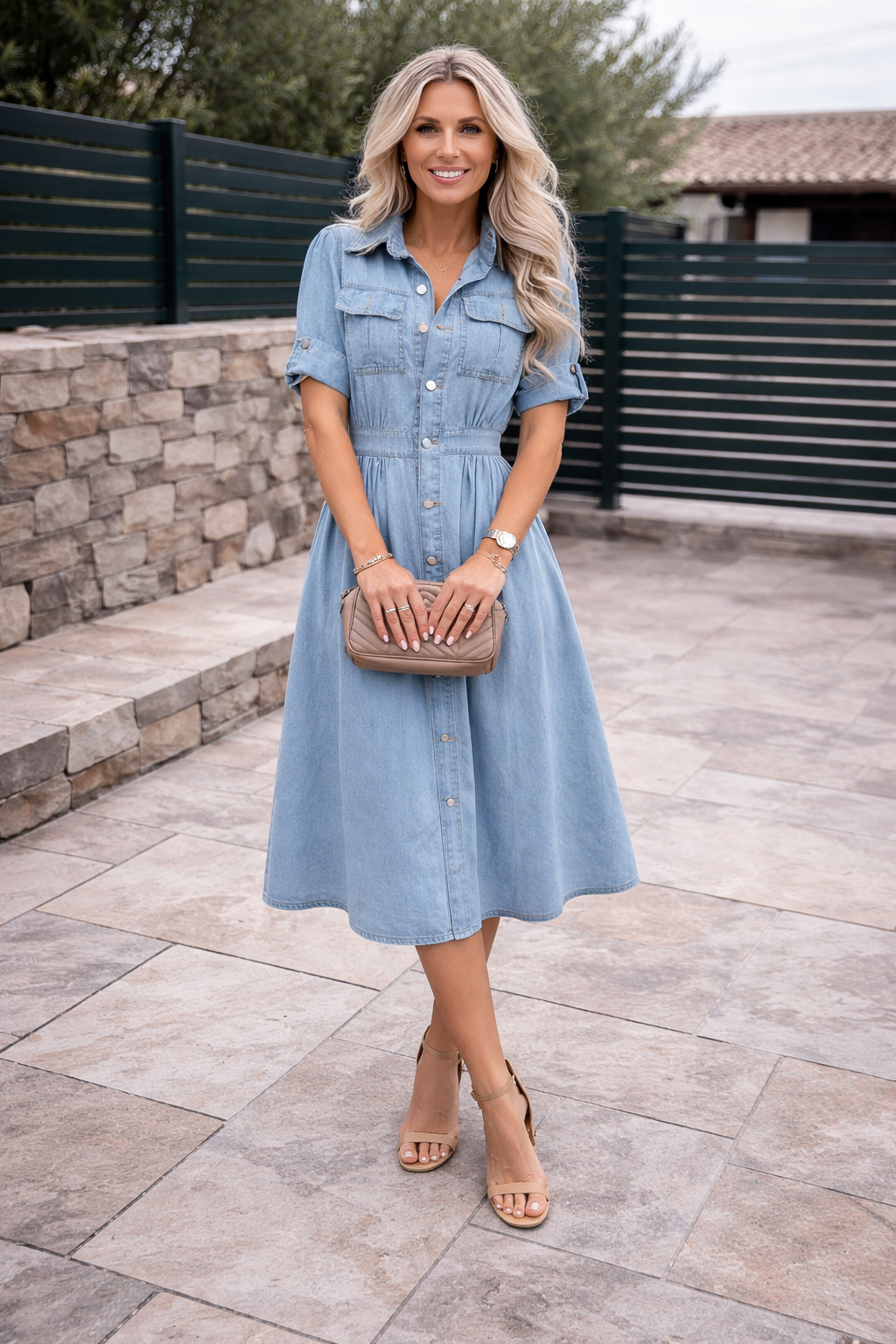 VIVIENNE | Tiffany - Denim Jurk