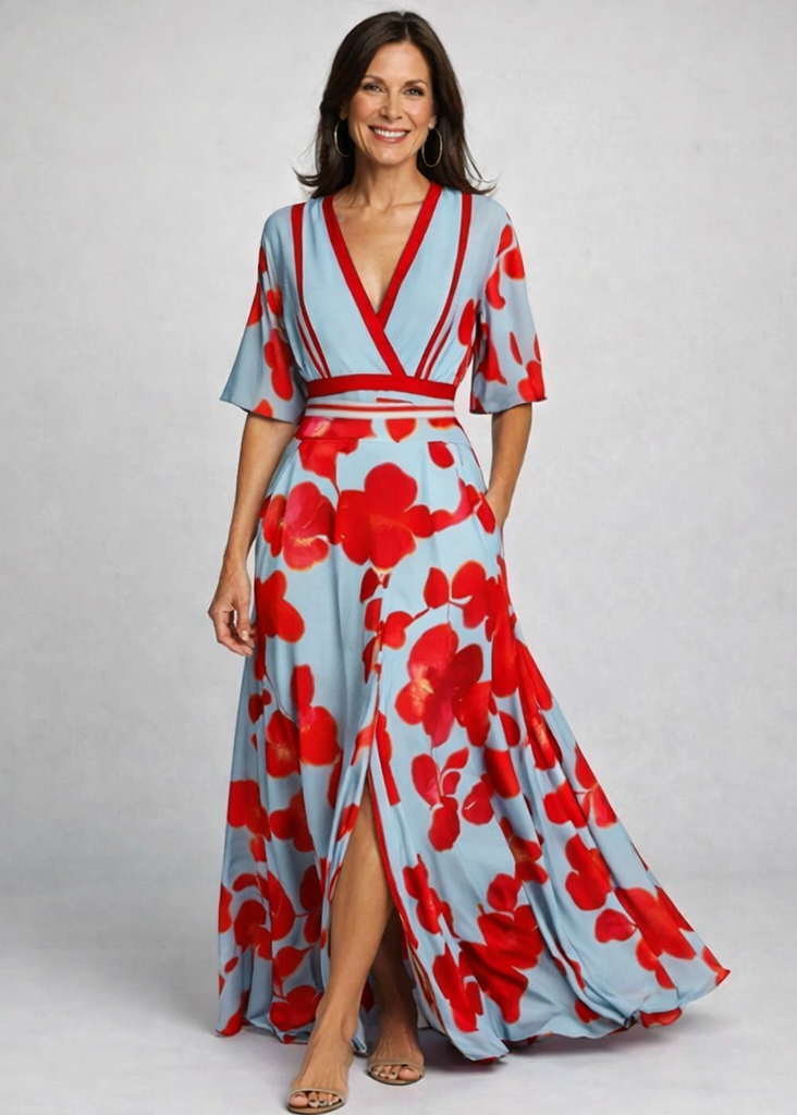 VIVIENNE | Denise - Bloemen Maxi Jurk