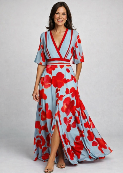 VIVIENNE | Denise - Bloemen Maxi Jurk