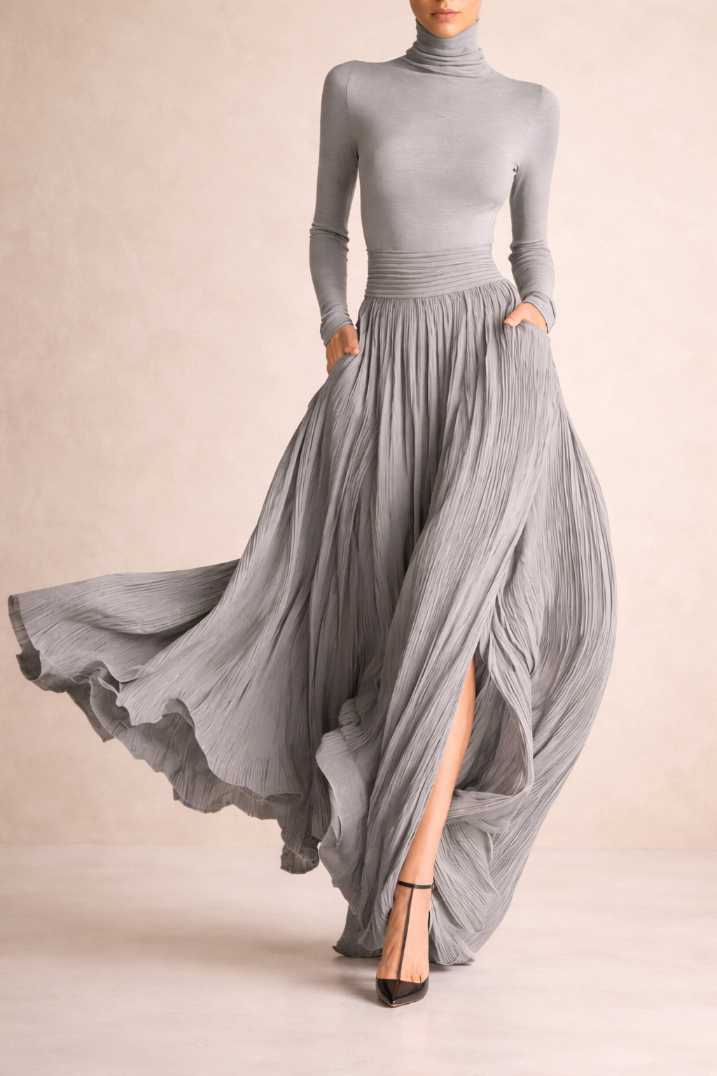 VIVIENNE | Nina - Zwierige Maxi Jurk