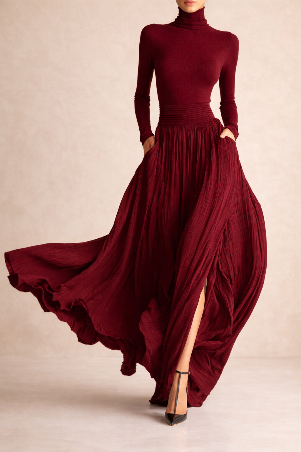 VIVIENNE | Nina - Zwierige Maxi Jurk